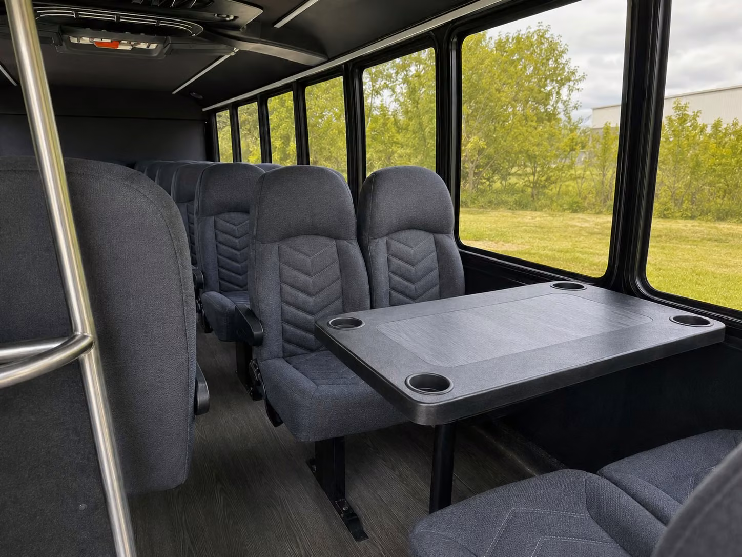 18 passenger minibus interior