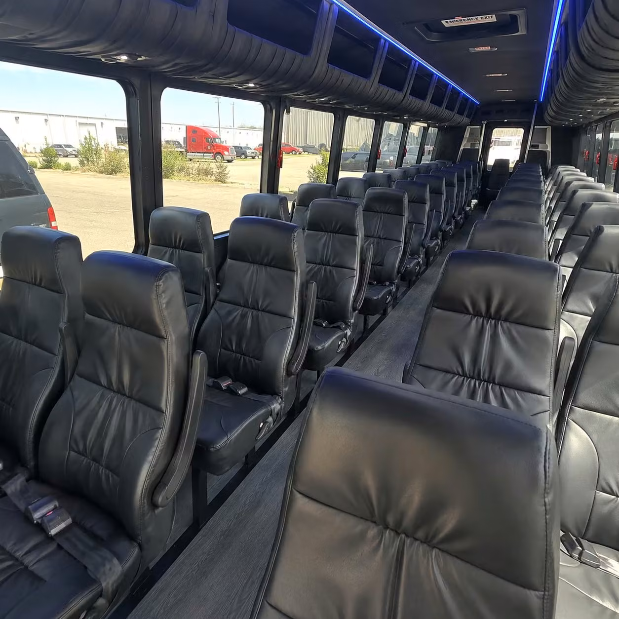 25 passenger minibus inside