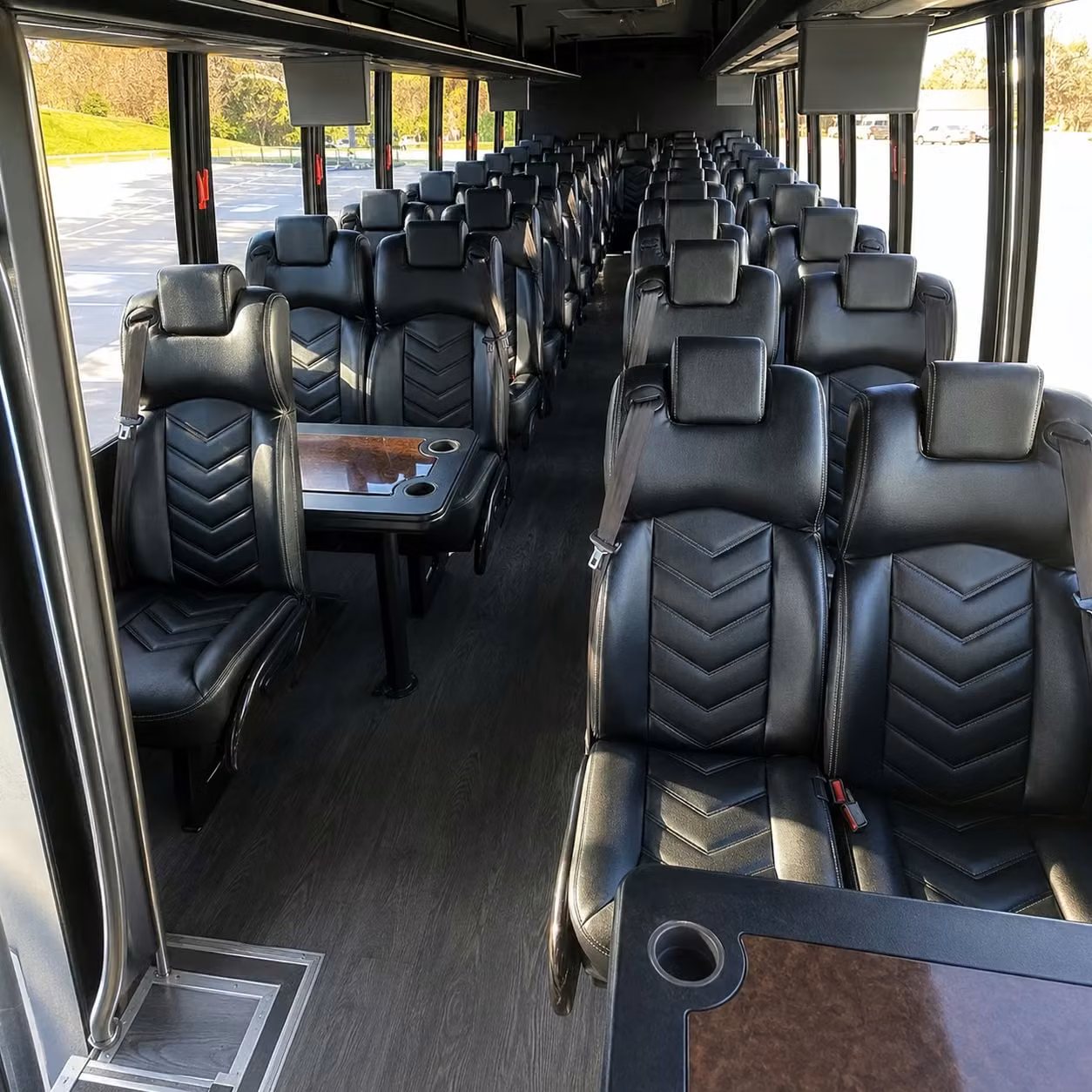 25 passenger minibus interior