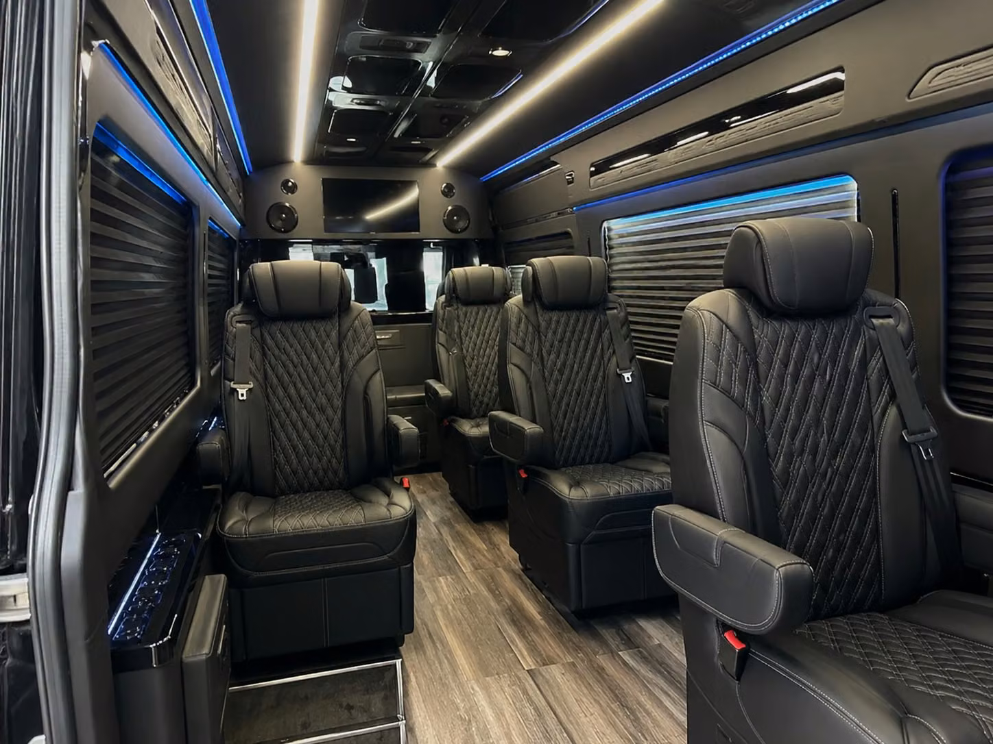 sprinter vans and minibuses for indianapolis bridal party transportation